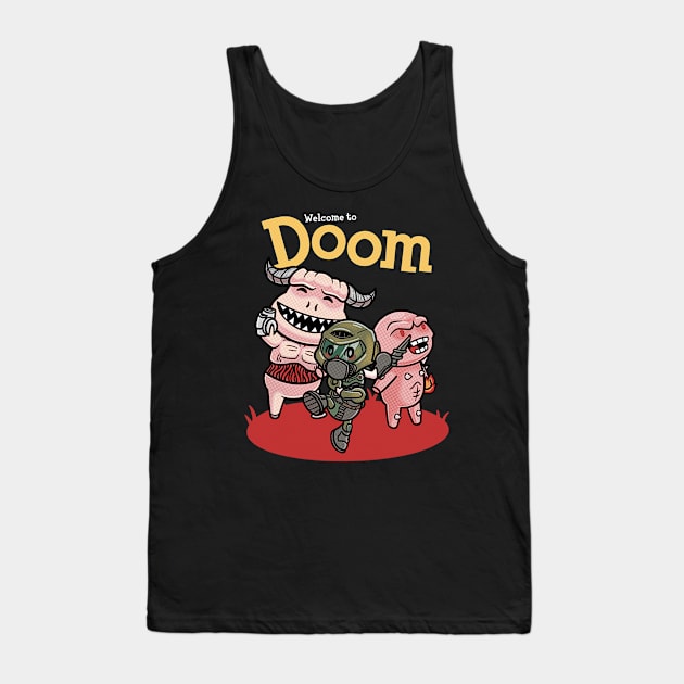 Welcome to Doom Tank Top by Menteymenta